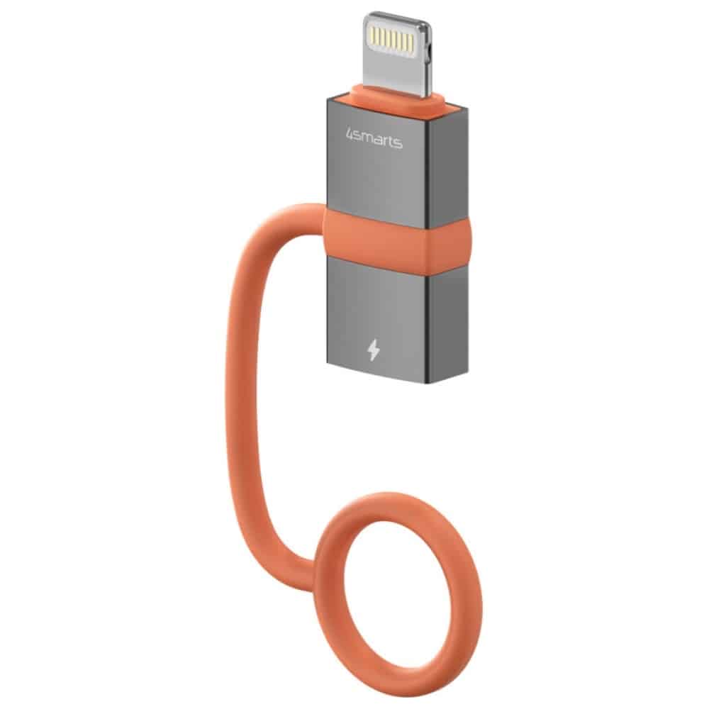 Adapter USB-C Σε Lightning Pd 27w 4smarts Γκρι (σετ 2 Τεμαχίων) - Image 3