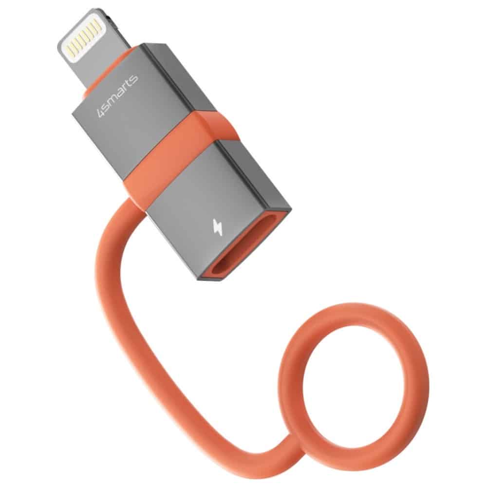 Adapter USB-C Σε Lightning Pd 27w 4smarts Γκρι (σετ 2 Τεμαχίων) - Image 4