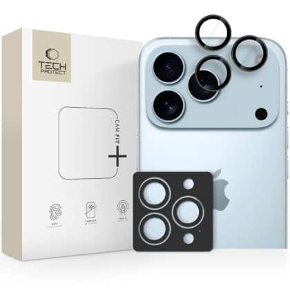 Tech-Protect Camring Fit+ iPhone 14 Pro / Max / 15 Pro / Max / 16 Pro / Max / 17 Pro / Max Black