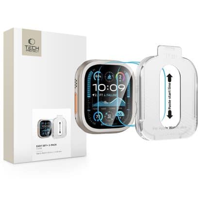 Tech-Protect Easy Set+ 2-Pack  Apple Watch Ultra 1 / 2 (49 Mm) Clear