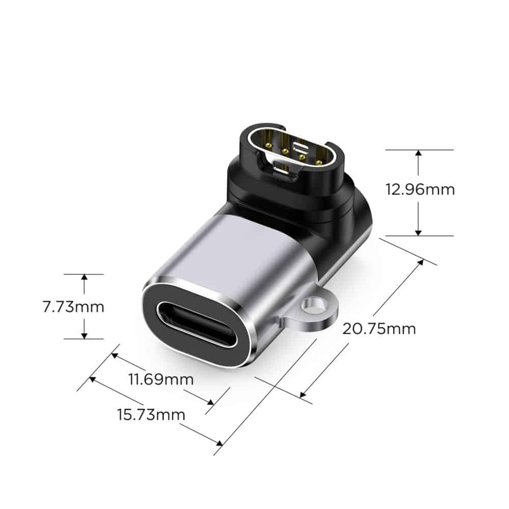 Tech-Protect Ultraboost Adapter Type-C To Garmin Watch Grey - Image 4