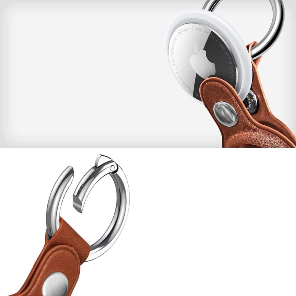 Tech-Protect Naturalfit Apple Airtag 1 / 2 Brown - Image 2