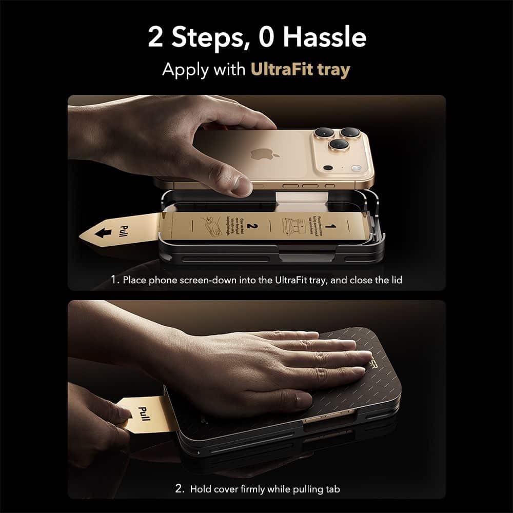 ESR Ultrafit Armorite Pro Tempered Glass iPhone 17 Pro Max Clear - Image 5