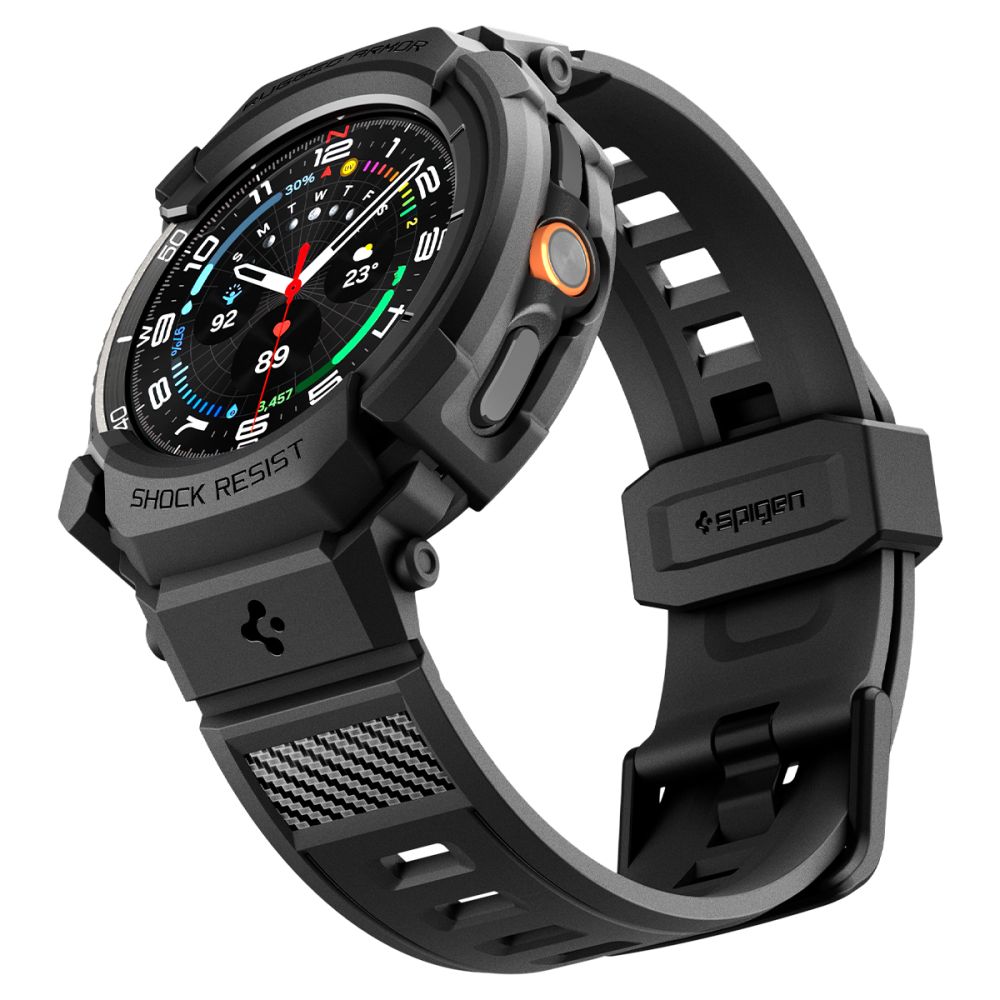 Spigen Rugged Armor Pro - θήκη για Samsung Galaxy Watch8 Classic - Μαύρο - Image 5