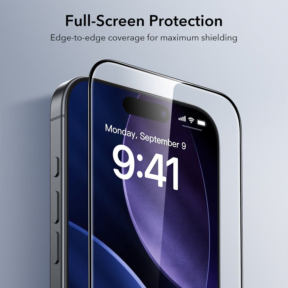 ESR Ultrafit Tempered Glass 2-Pack iPhone 17 Pro Max Clear - Image 5