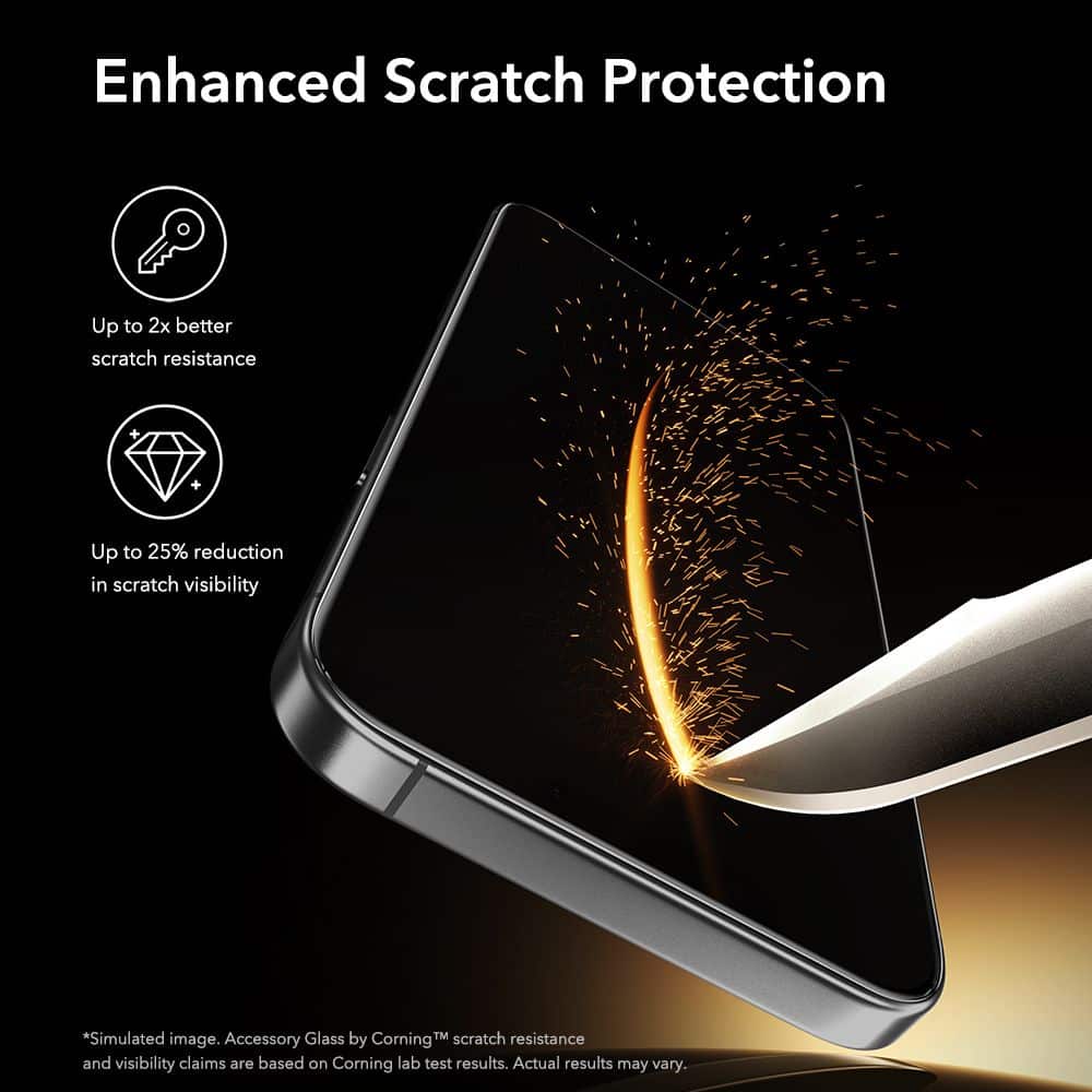 ESR Ultrafit Armorite Pro Tempered Glass iPhone 16 Pro / 17 Clear - Image 7