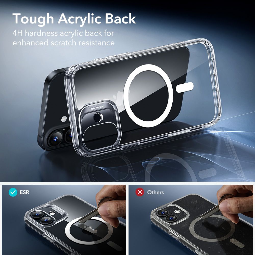 ESR Classic Hybrid Magsafe & Tempered Glass iPhone 17 Clear - Image 7