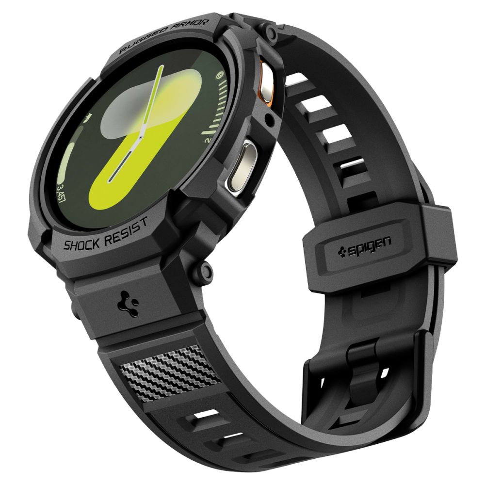 Spigen Rugged Armor ”pro” Samsung Galaxy Watch 8 (40 Mm) Matte Black - Image 7