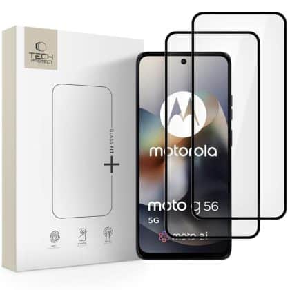 Tech-Protect Glass Fit+ 2-Pack Motorola Moto G56 5g Black
