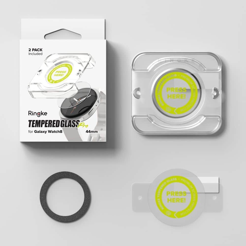 Σκληρυμένο γυαλί Ringke Tempered Glass 2-Pack Galaxy Watch 8 (44 Mm) Clear - Image 7