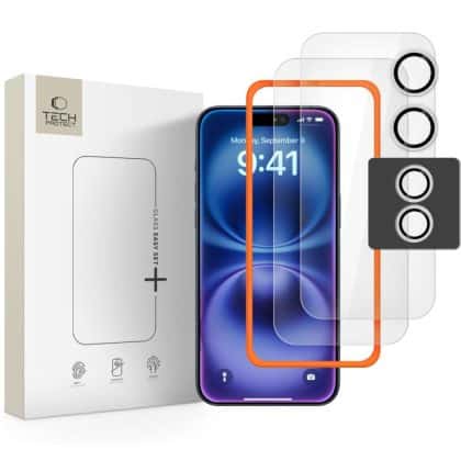 Tech-Protect Easy Set+ 3-Pack iPhone 17 Clear