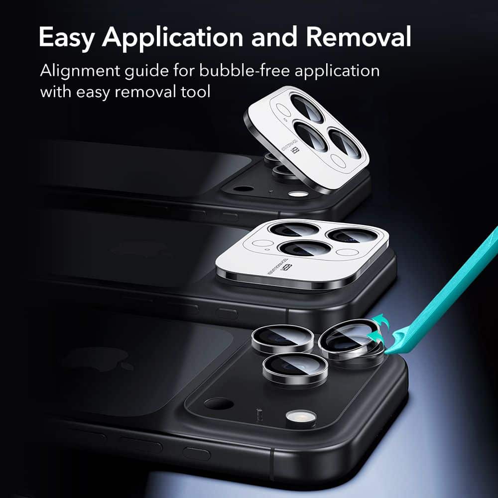 ESR Armorite Camera Protector iPhone 14 Pro / Pro Max / 15 Pro / Pro Max / 16 Pro / Pro Max / 17 Pro / Pro Max Clear - Image 8