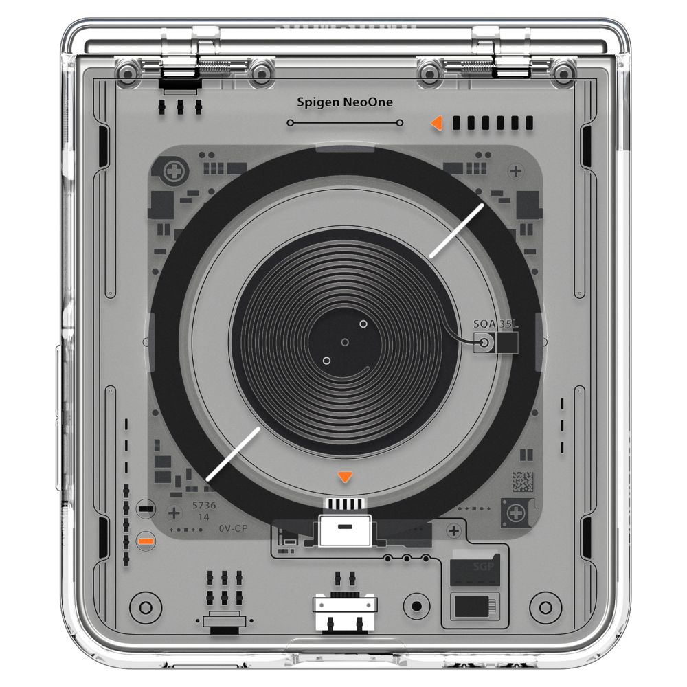 Spigen Ultra Hybrid Pro - θήκη για Samsung Galaxy Z Flip7 - Διάφανο - Image 9
