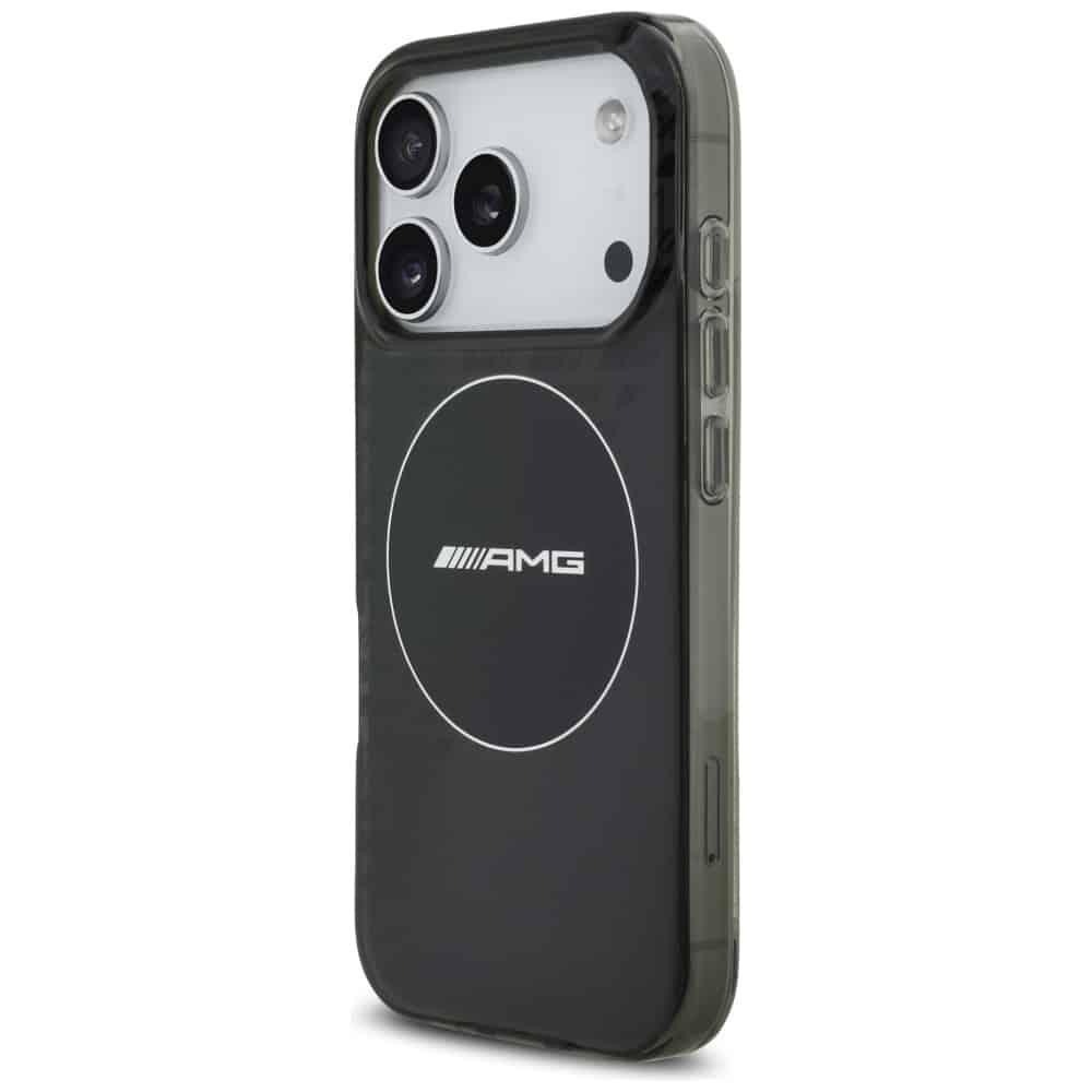 Θήκη Amg Διπλής Στρώσης Διαφανής Smocked Magsafe Για iPhone 17 Pro Μαύρη - Image 2