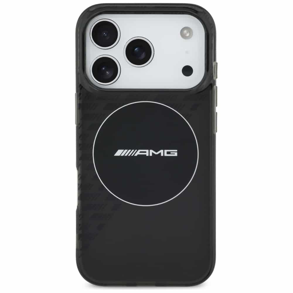 Θήκη Amg Διπλής Στρώσης Διαφανής Smocked Magsafe Για iPhone 17 Pro Μαύρη - Image 3