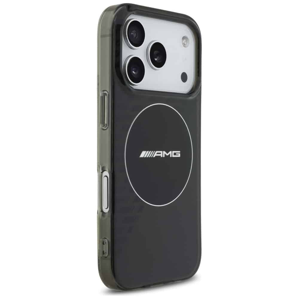 Θήκη Amg Διπλής Στρώσης Διαφανής Smocked Magsafe Για iPhone 17 Pro Μαύρη - Image 4