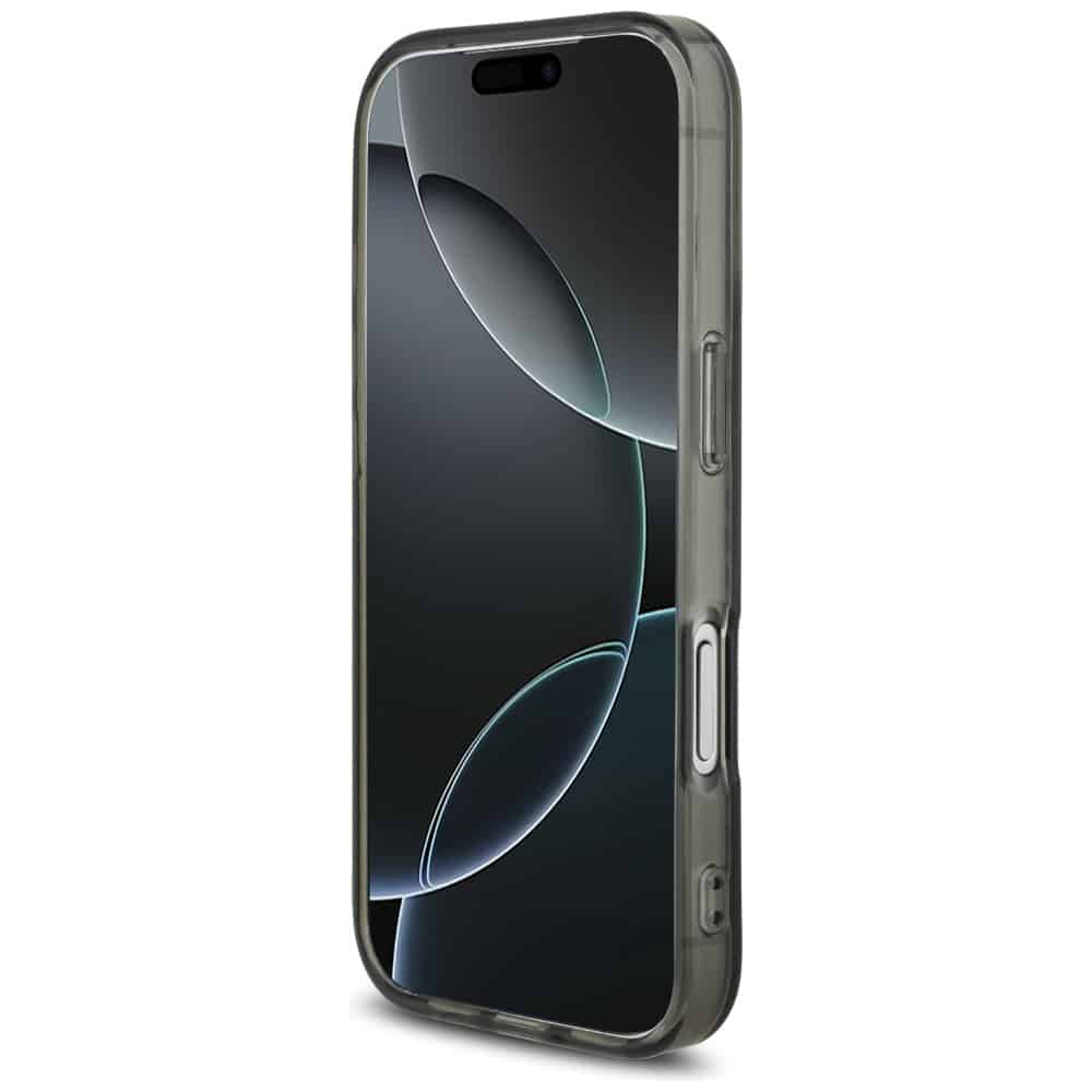 Θήκη Amg Διπλής Στρώσης Διαφανής Smocked Magsafe Για iPhone 17 Pro Μαύρη - Image 5