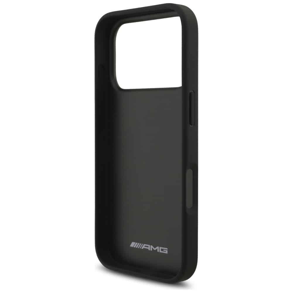 Θήκη Amg Από Δέρμα Με Ανάγλυφο Λογότυπο Για iPhone 17 Pro Μαύρη - Image 7