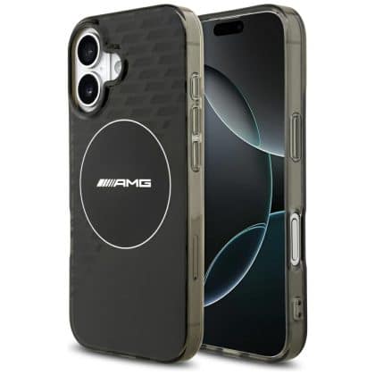 AMG Διπλής Στρώσης Διαφανής Θήκη Smocked - θήκη για Apple iPhone 17 - Μαύρο