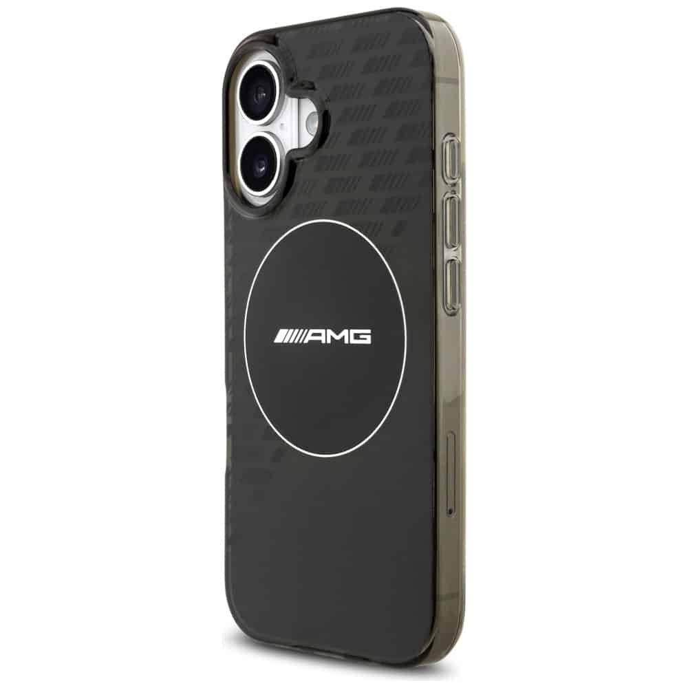AMG Διπλής Στρώσης Διαφανής Θήκη Smocked - θήκη για Apple iPhone 17 - Μαύρο - Image 2