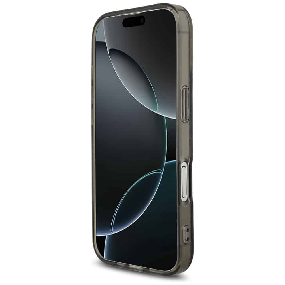 AMG Διπλής Στρώσης Διαφανής Θήκη Smocked - θήκη για Apple iPhone 17 - Μαύρο - Image 5