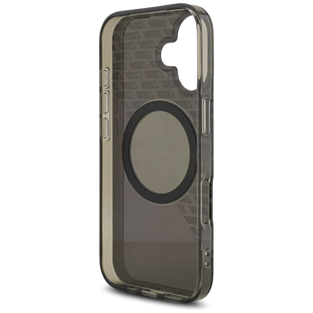 AMG Διπλής Στρώσης Διαφανής Θήκη Smocked - θήκη για Apple iPhone 17 - Μαύρο - Image 7