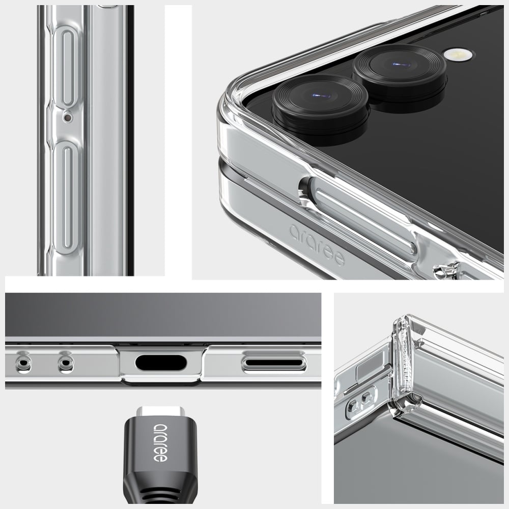 Araree Nukin 360 - θήκη για Samsung Galaxy Z Flip7 - Διάφανο - Image 2