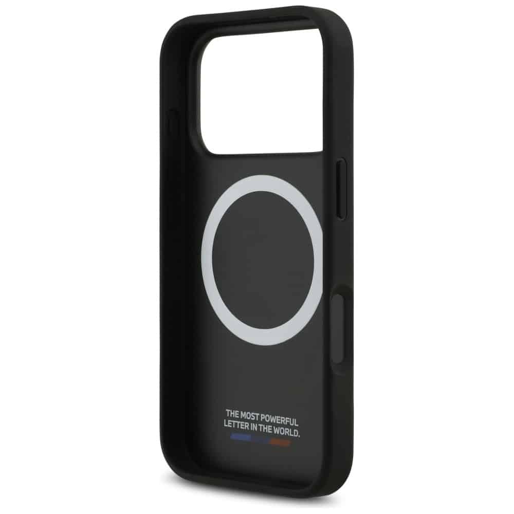 Θήκη Bmw M Carbon Tricolor Line Magsafe Για iPhone 17 Pro Μαύρη - Image 7