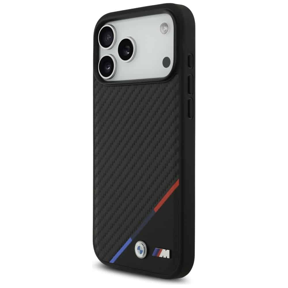 BMW M Carbon Tricolor Line MagSafe - θήκη για Apple iPhone 17 Pro Max - Μαύρο - Image 2