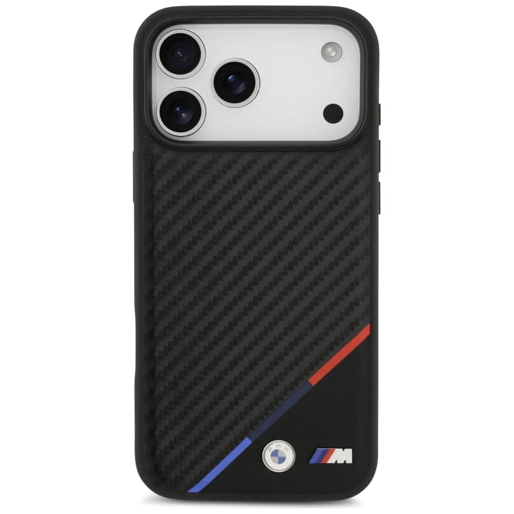 BMW M Carbon Tricolor Line MagSafe - θήκη για Apple iPhone 17 Pro Max - Μαύρο - Image 3