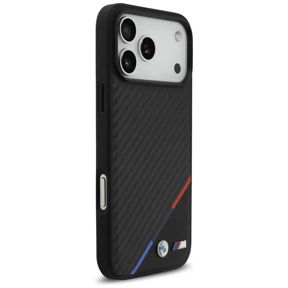 BMW M Carbon Tricolor Line MagSafe - θήκη για Apple iPhone 17 Pro Max - Μαύρο - Image 4