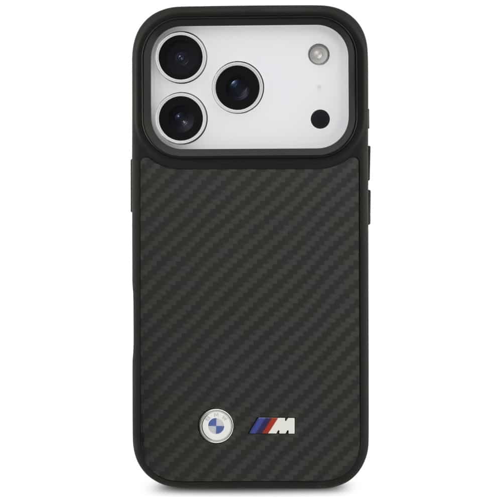 Θήκη Bmw M Kevlar Ματ Magsafe Για iPhone 17 Pro - Μαύρη - Image 3