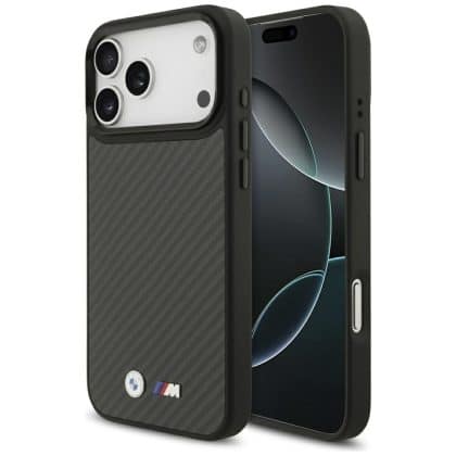 Θήκη Bmw M Kevlar Ματ Magsafe Για iPhone 17 Pro Max Μαύρη