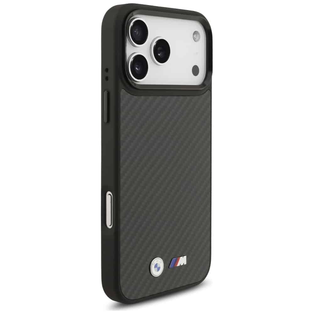 Θήκη Bmw M Kevlar Ματ Magsafe Για iPhone 17 Pro Max Μαύρη - Image 4