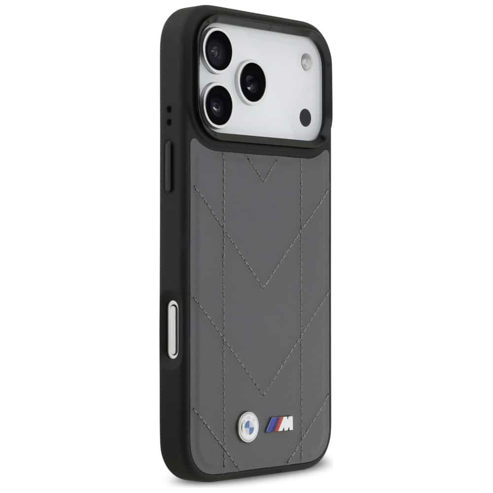 Θήκη Bmw M Quilted Logo Magsafe Για iPhone 17 Pro Max Ανθρακί - Image 4