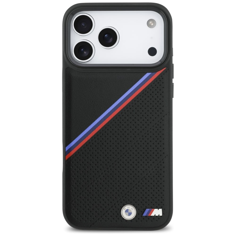 Θήκη Magsafe Bmw M Tricolor Μεταλλικό Λογότυπο Για iPhone 17 Pro Max Μαύρη - Image 3