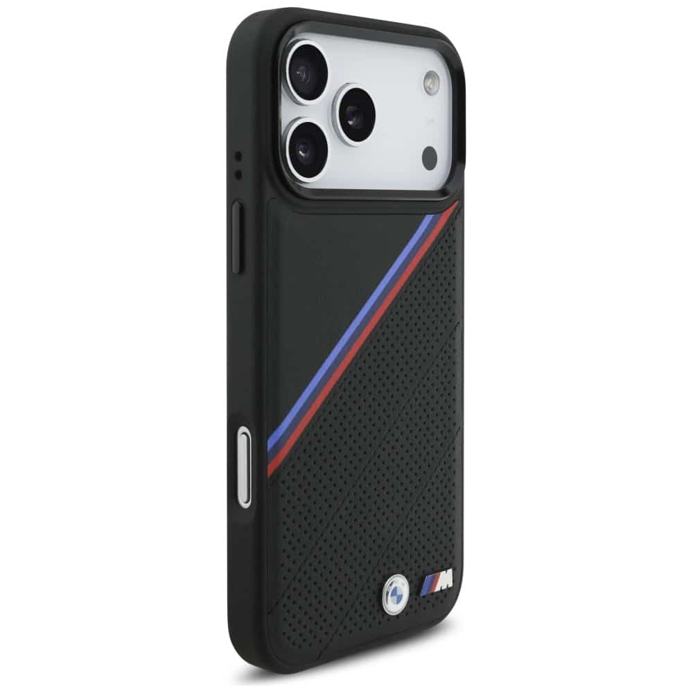Θήκη Magsafe Bmw M Tricolor Μεταλλικό Λογότυπο Για iPhone 17 Pro Max Μαύρη - Image 4