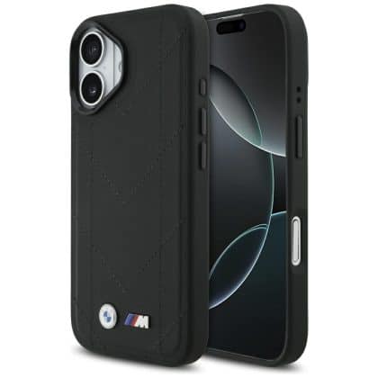 Θήκη Bmw M Quilted Logo Magsafe Για iPhone 17 Μαύρη