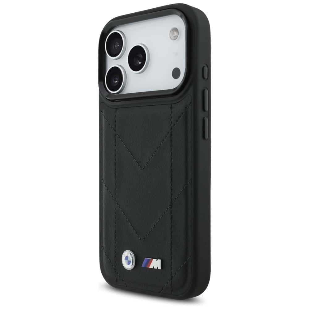 Θήκη Bmw M Quilted Logo Magsafe Για iPhone 17 Pro Μαύρη - Image 2