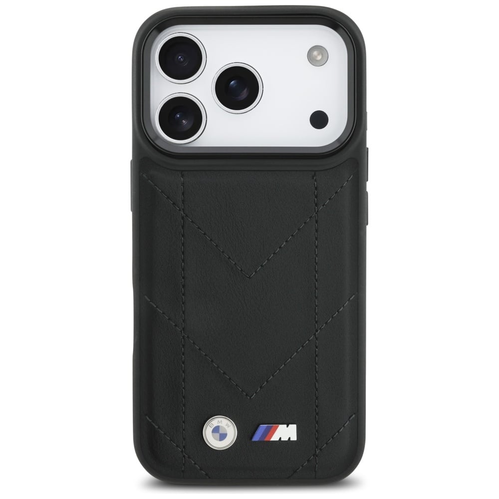 Θήκη Bmw M Quilted Logo Magsafe Για iPhone 17 Pro Μαύρη - Image 3