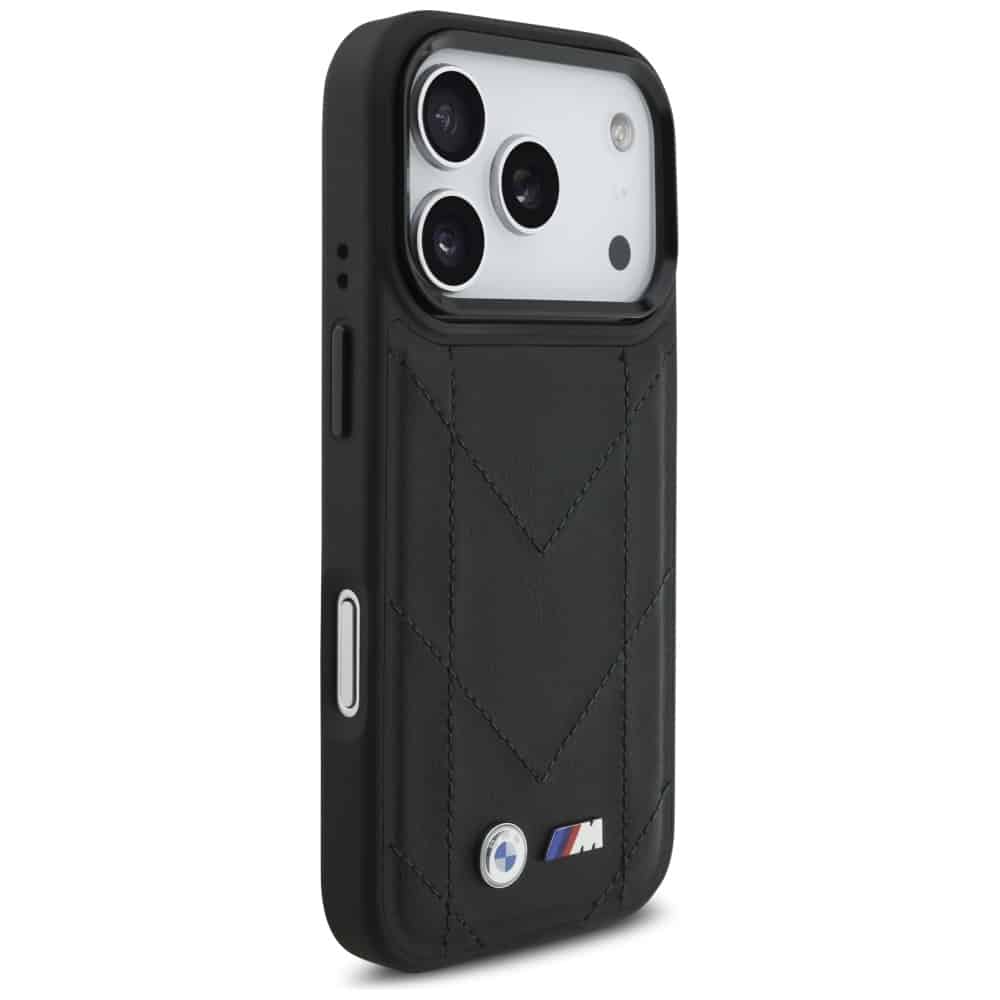 Θήκη Bmw M Quilted Logo Magsafe Για iPhone 17 Pro Μαύρη - Image 4