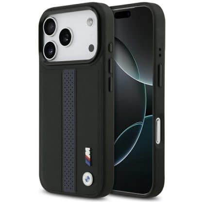 Θήκη Bmw M Perforated Stripe Logo Magsafe Για iPhone 17 Pro Μπλε