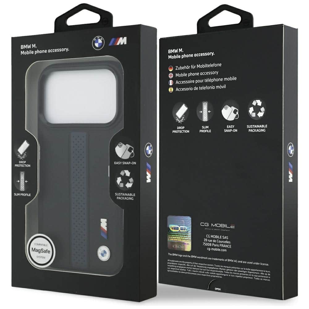 Θήκη Bmw M Perforated Stripe Logo Magsafe Για iPhone 17 Pro Μπλε - Image 8