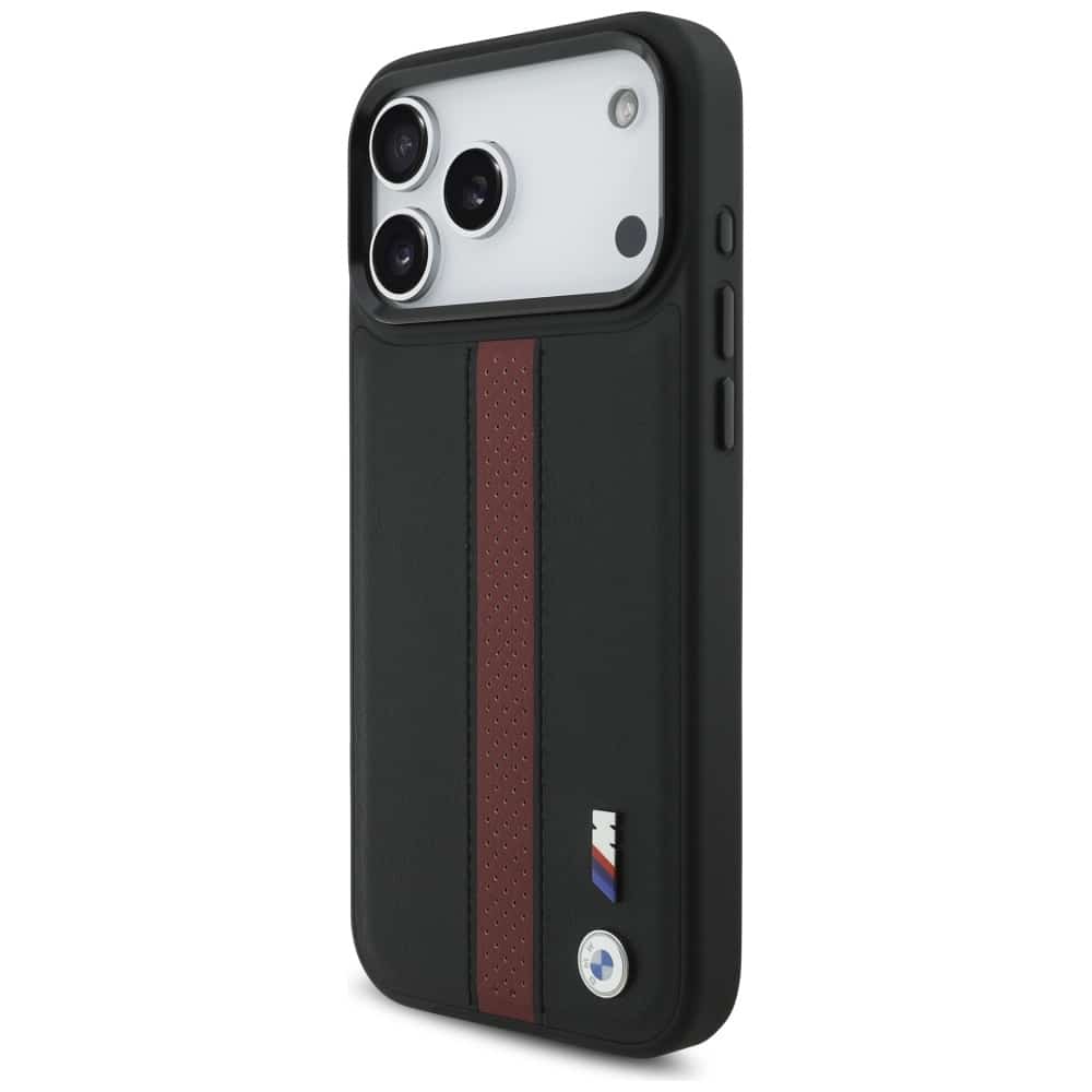 Θήκη Bmw M Με Λογότυπο Perforated Stripe Magsafe Για iPhone 17 Pro Max Κόκκινη - Image 2