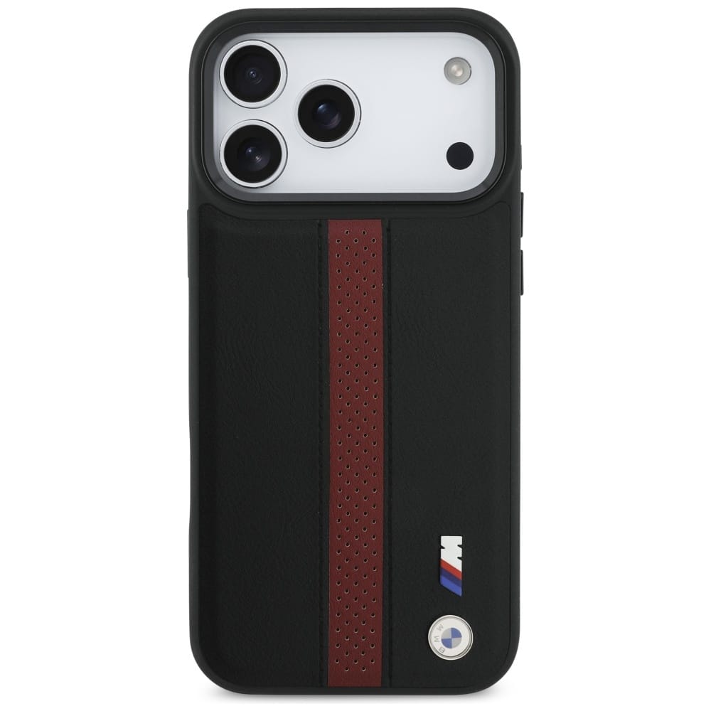 Θήκη Bmw M Με Λογότυπο Perforated Stripe Magsafe Για iPhone 17 Pro Max Κόκκινη - Image 3