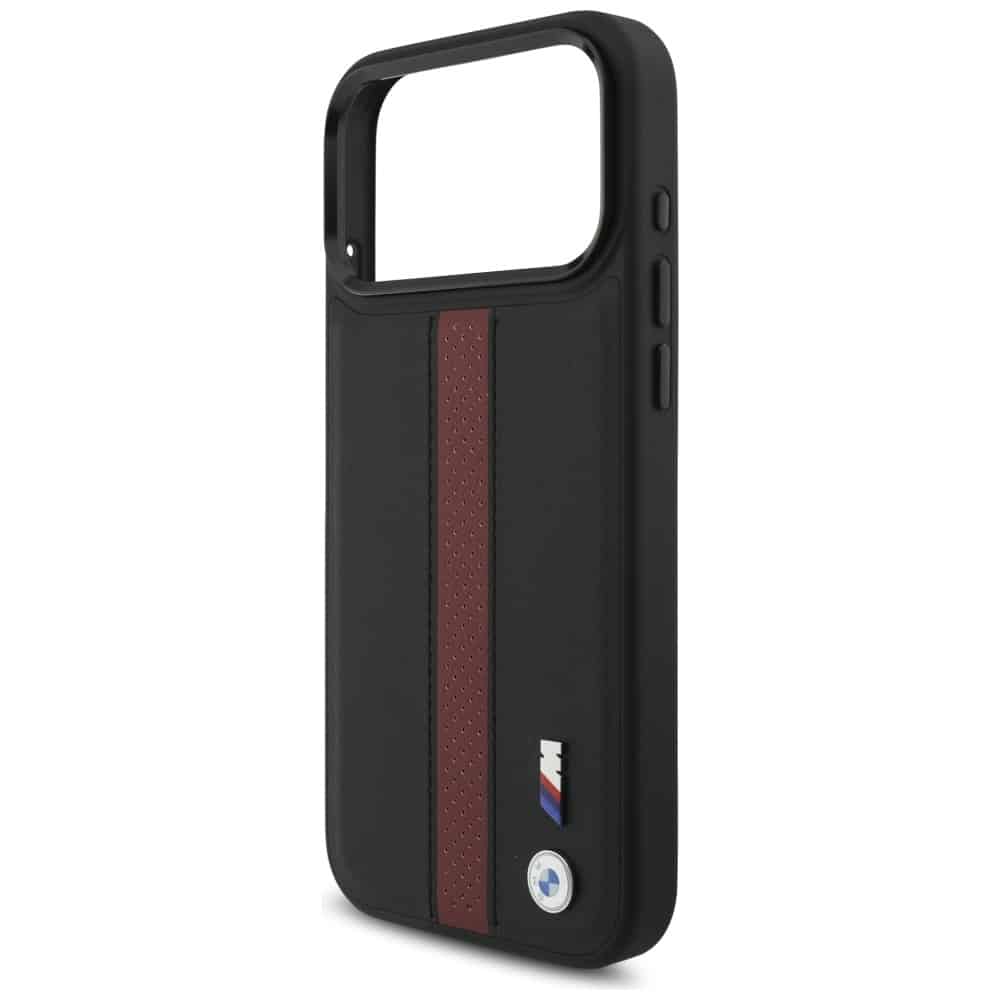 Θήκη Bmw M Με Λογότυπο Perforated Stripe Magsafe Για iPhone 17 Pro Max Κόκκινη - Image 6