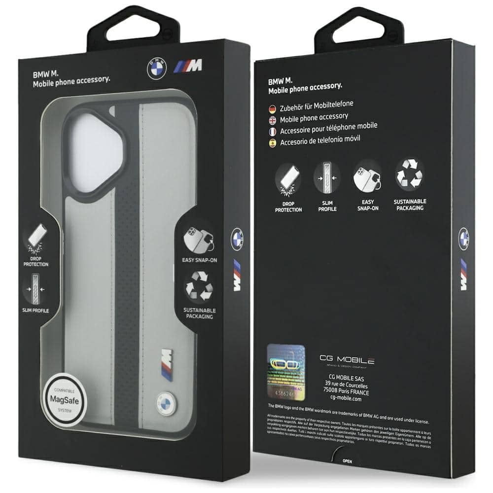 Θήκη Bmw M Perforated Stripe Logo Magsafe Για iPhone 17 Γκρι - Image 8