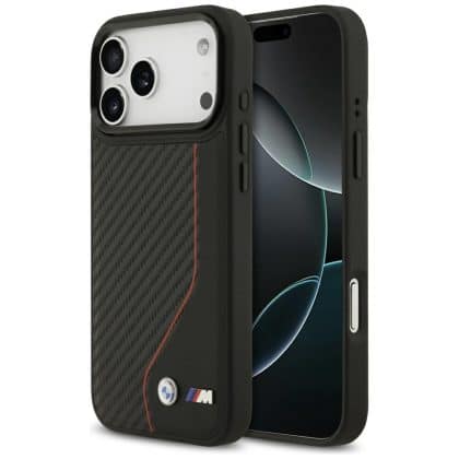 Θήκη Bmw M Carbon Line & Logo Magsafe Για iPhone 17 Pro Max Κόκκινη