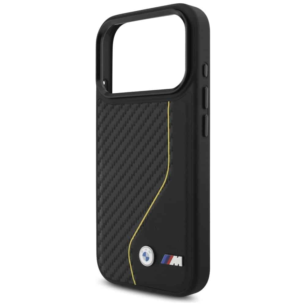 Θήκη Bmw M Carbon Line & Logo Magsafe Για iPhone 17 Pro Κίτρινη - Image 6