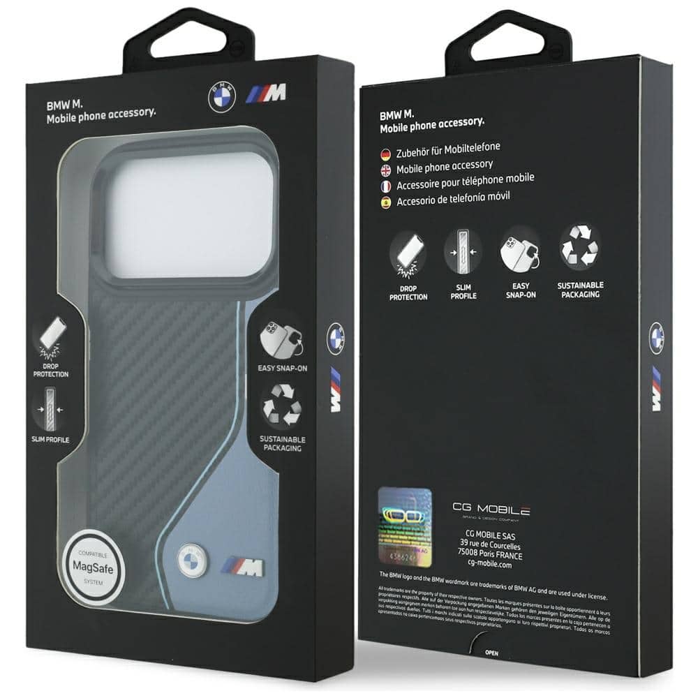 Θήκη Bmw M Carbon Logo Magsafe Για iPhone 17 Pro Μπλε - Image 8